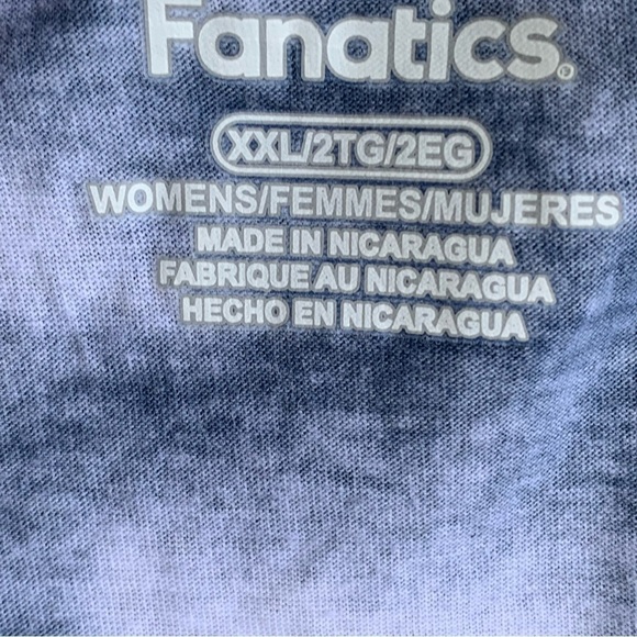 🆕 Fanatics Women’s Tie Dye Notre Dame Top Size XXL - Picture 9 of 9